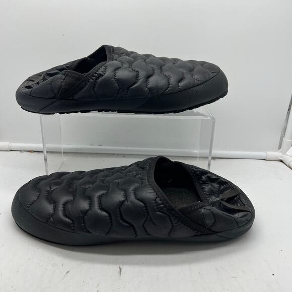 The North Face Thermoball Shoes Slipper Womens 10 Traction Mule Puffer Black - Picture 4 of 7
